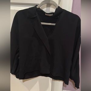 Babaton Martin blouse in black size XS